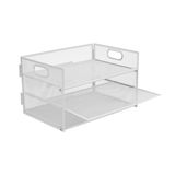 Merkloos Relaxdays Documentenbak - 32,5x20,5x23,5 cm - wit - geschikt voor A4