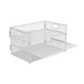 Merkloos Relaxdays Documentenbak - 32,5x20,5x23,5 cm - wit - geschikt voor A4