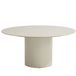 4 Seasons Outdoor Bosco dining tuintafel 160xH75 cm rond keramiek oyster linen Taste