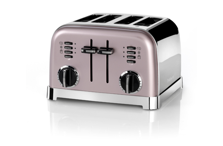 Cuisinart CPT180PIE - Broodrooster - Zwart, Roze, Roestvrijstaal