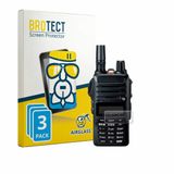 BROTECT Screenprotector 3 Stuks pour Yaesu FTA-250 Verre de protection transparent