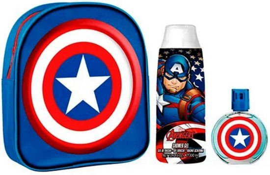 Marvel Capitán América Parfumset voor Kinderen EDT (3 pcs)