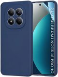Techsuit Hoesje geschikt voor Xiaomi Redmi Note 15 Pro 4G - Soft Flex Silicone Back Cover - Navy Blue