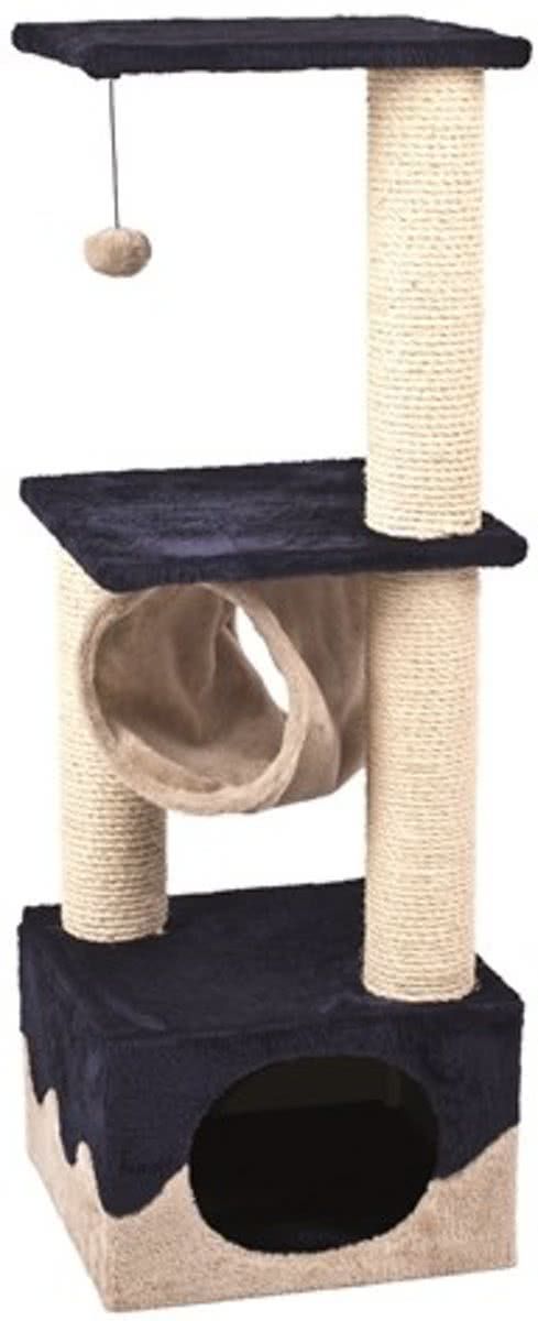 KARLIE-FLAMINGO Karlie Surfer 5 Krabpaal - Blauw/Beige - 35 x 35 x 102 cm