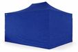 Easy-up tente de réception 3x4,5 m acier Standard – profil hexagonal 40 mm, toile 450 g/m², 4 parois opaques, sac chariot - Bleu