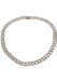 Urban Classics Unisex Heavy Ketting Met Stones Smart Armband, Zilver, One Size