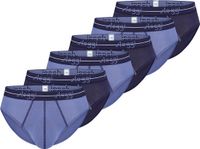 sloggi Heren slip / onderbroek 6 pack men Start blauw/donkerblauw
