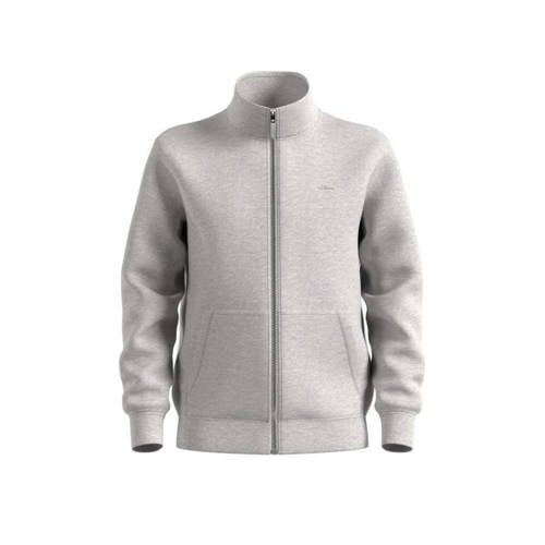 s.Oliver Gemêleerd Sweatvest - Grijs Melange