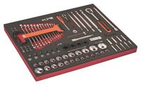 Bahco Foaminlay Fit&Go 3/3 met doppen en toebehoren en sleutels - 93-delig - FF1A106