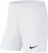Nike Dri-FIT Park 3 Short Dames Wit/Zwart S