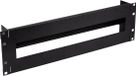InLine 19 inch DIN-rail paneel | 3U | zwart