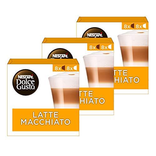 Nescafé Dolce Gusto Latte Macchiato koffie cups - 3 doosjes met 16 capsules