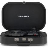 Crosley Discovery Draagbare platenspeler – Bluetooth-platenspeler in koffervorm met 3 snelheden, vinylplaten, geïntegreerde stereoluidsprekers en bluetooth-ontvanger