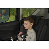 cartrend Gordelkussen HERO, beschermt tegen letsel, groot en comfortabel, kleurrijk design voor kinderen, 1 stuk, grijs