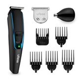 Ufesa GK6750 Precisietrimmer - Zwart/Rood - Baard, Oor, Neus - 4 Scheerkoppen - 13 Lengtestappen