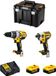 DeWALT set DWK224 (DCD996 + DCF887 + 2 x 5,0 Ah accu's + DCB115 lader + TSTAK VI opbergbox)