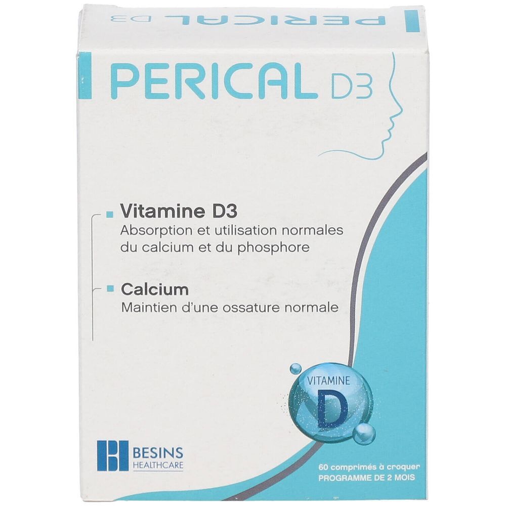 Besins Healthcare Benelux Perical D3 60 tabletten