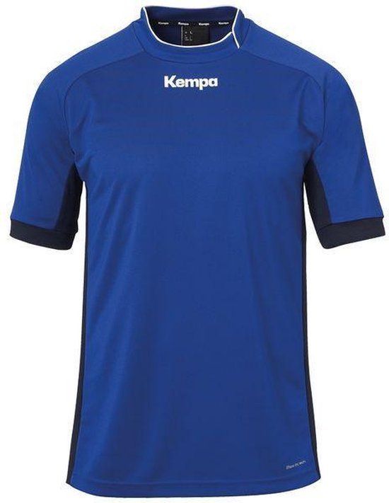 Kempa Prime Shirt Kids - Royal/Marine - Maat 2XL