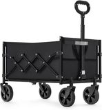 SONGMICS bolderkar opvouwbaar zwart 42 x 21 x 68 cm max 100 kg