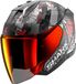 Shark Skwal i3 Jet Hellcat Mat Zwart Chrome Rood KUR - Maat M - Helm