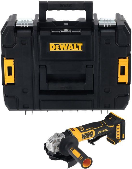 DeWALT DCG404NT Compacte accu haakse slijper 125mm 18V XR Basic Body in TSTAK
