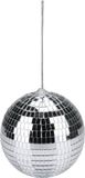 Merkloos / Sans marque Edco Eindhoven Bv Grote discobal kerstbal - zilver - D15 cm - kunststof