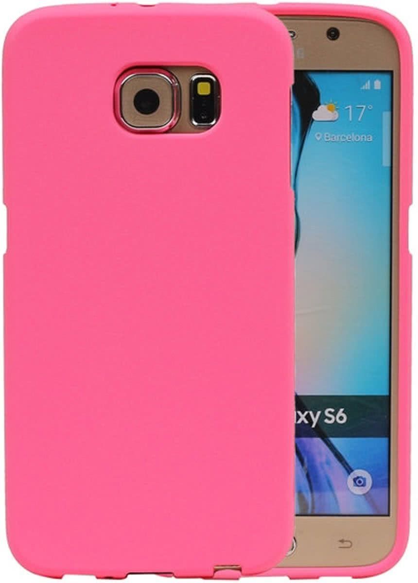 Best Cases Roze Zand TPU back case cover hoesje voor Samsung Galaxy S6