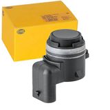 HELLA 6PX 358 141-781 Sensor, park distance control - 3-polig - Gestekt - Over te lakken - Met bevestigingsring