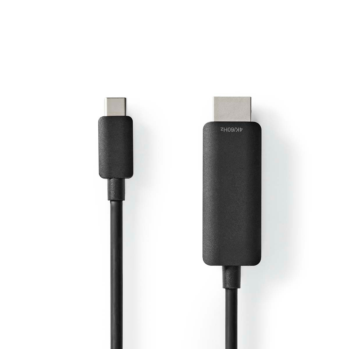 Nedis CCGL64655BK10 video kabel adapter 1 m USB Type-C HDMI Zwart