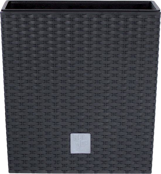 Prosperplast Rato - Bloempot - 20x20x20cm - Antraciet