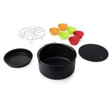 Princess Kit d'accessoires pour friteuses à air de 3,2 L - Comprend une poêle à pizza, un tapis et plus encore