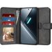 Techsuit Hoesje geschikt voor Xiaomi Poco X8 Pro - Diary Book Wallet Case - Zwart