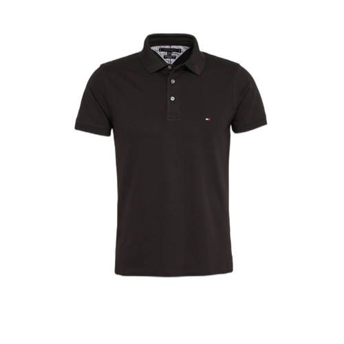 Tommy Hilfiger Core 1985 Slim Fit Polo - Black