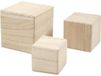 Creativ Company CC Wood cubes, size 5+6+8 cm, 3 pc/ 1 pack