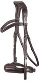 Premier Equine Anatomisch hoofdstel Verdura X-Full Donkerbruin Leer RVS