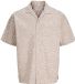 Jack & Jones JJMILO SEERSUCKER RESORT SHIRT SS Resort overhemd Korte mouw Katoen Visgraat Regular Fit Mannen XL