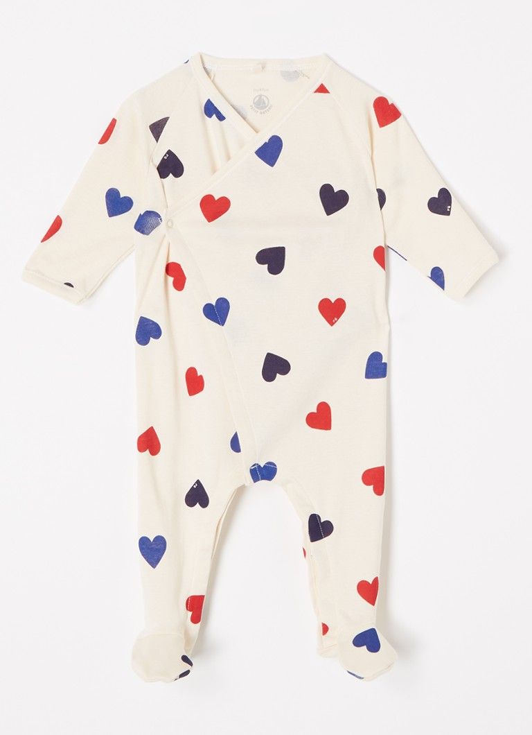 Petit Bateau Baby Velvet Romper with Polo Collar