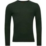 Superdry Essential slim-fit trui met ronde hals - Heren - Groen - Maat XXL