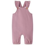 NAME IT BABY regular fit tuinbroek met ruches - lila