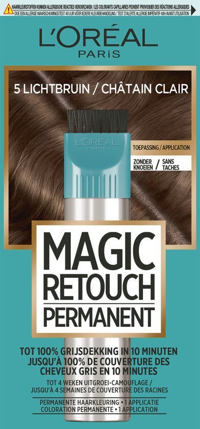 L’Or&#233;al Paris Magic Retouch Permanent 5 - Lichtbruin - Permanente Haarkleuring