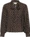 Kaffe KAdotte Blouse Dames Blouse - Coffee Bean Turtledove Dot