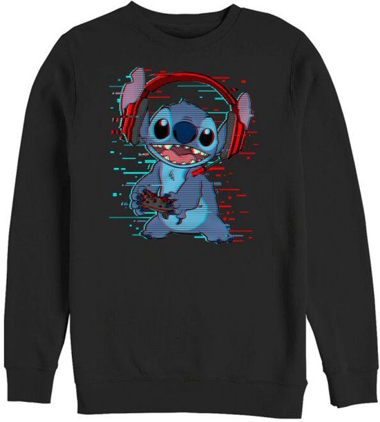 Lilo & Stitch Dames Sweatshirts - Stitch Games - Zwart - M