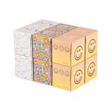 SmileyWorld® ultra zachte tissues - 12 sets kubusdozen met 48 vellen per doos