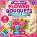 Large Print Flower Bouquets Coloring Book