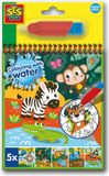 SES Creative Kleuren met water kleurboek Safari