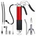 StarTech Handmatige vetpers - Smeermiddelspuit - Hoge druk - Aluminiumbehuizing - Dubbele afdichting - Rood