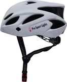 Pro Sport Lights Fietshelm Heren Dames Wit - Large 58/62cm