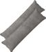 vidaXL Kussensloop - 2 stuks - HOUTEN - Lichtgrijs - 40 x 145 cm