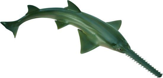 Collecta Zeedieren Zaagvis - 16 x 3,3 cm - Kunststof - Grijs