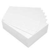 ASelected Schuimplaat van 280 x 355 mm, 5 mm dik polystyreenschuimplaat voor modelbouw, montage van foto's, presentaties, kunst- en knutselprojecten (wit)
